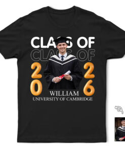 Custom Photo A New Chapter Begins Graduation - Personalized T Shirt