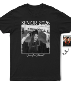 Custom Photo Senior Graduation Gift - Personalized T Shirt