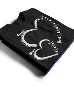 Alternative view of Heart Grandma Mom - Gift For Mother, Grandmother - Personalized T Shirt